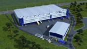 Bau von Logistik-und Auslieferungslager